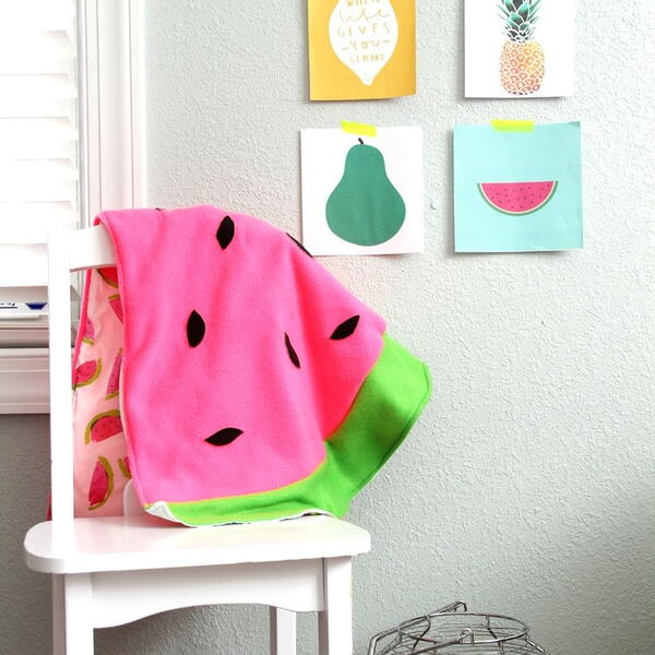 Watermelon Seeds Easy Baby Blanket Watermelon Seeds Easy Baby Blanket