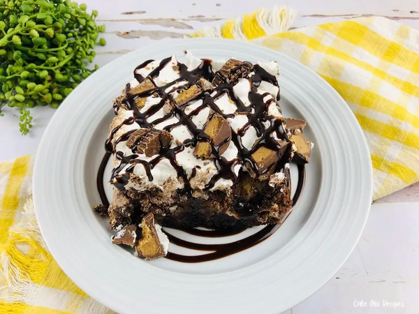 Chocolate Peanut Butter Dump Cake Chocolate Peanut Butter Dump Cake