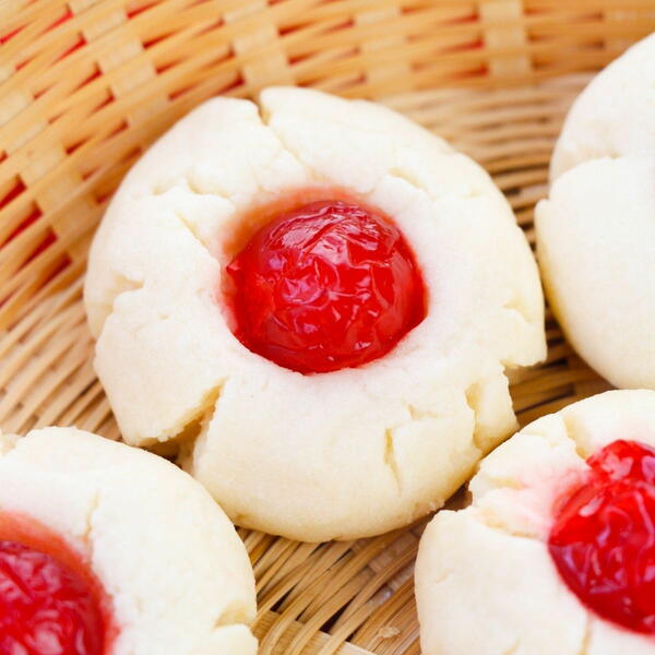Cherry Shortbread Cookies Cherry Shortbread Cookies