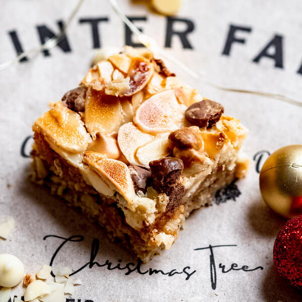 Simple 7 Layer Chocolate Toffee Bars Simple 7 Layer Chocolate Toffee Bars