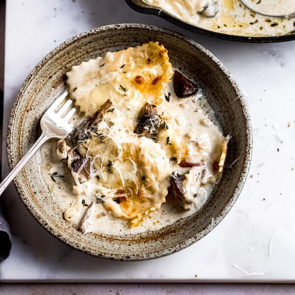 Rich And Creamy Baked Mushroom Pasta one Pot Rich And Creamy Baked Mushroom Pasta (one Pot)