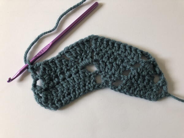 Crochet Leaf Stitch 6