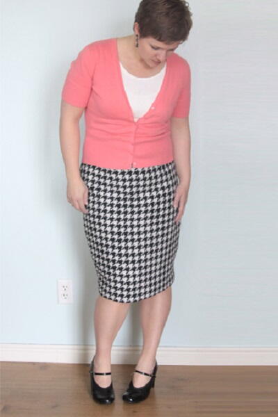 Easy Pencil Skirt Refashion Easy Pencil Skirt Refashion