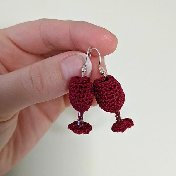 Wineglass Earrings Wineglass Earrings