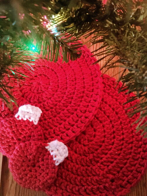 Chunky Crochet Placemat Chunky Crochet Placemat