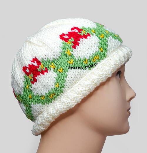 Christmas Wreath Hat Christmas Wreath Hat