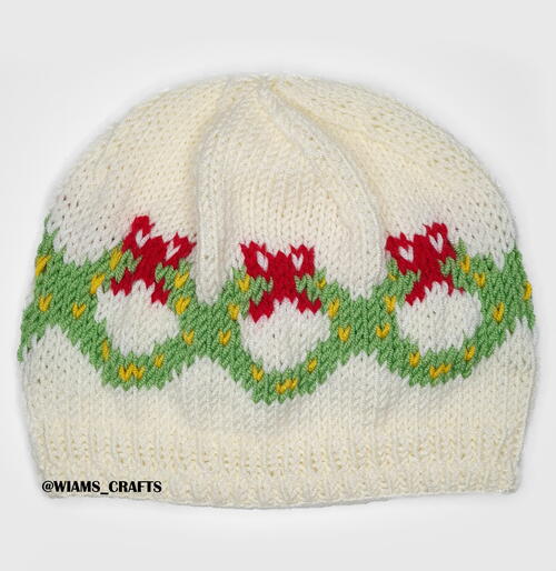 Christmas Wreath Hat Christmas Wreath Hat