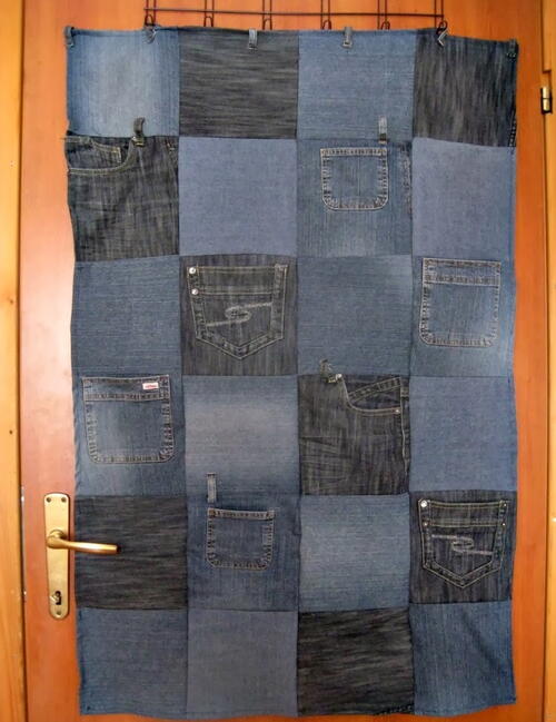 Denim DIY Door Organizer Denim DIY Door Organizer