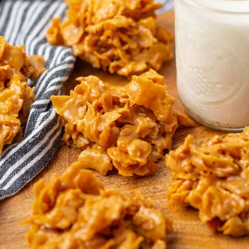 No Bake Peanut Butter Cornflake Cookies No Bake Peanut Butter Cornflake Cookies