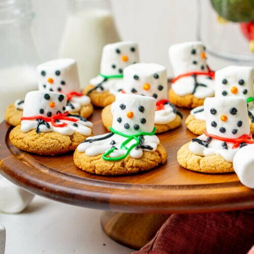 Melted Snowman Cookies Melted Snowman Cookies