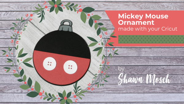 Mickey Mouse Inspired Christmas Ornament Mickey Mouse Inspired Christmas Ornament