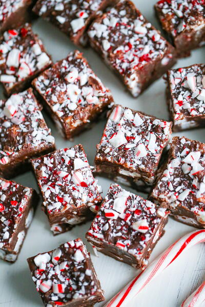 Peppermint Marshmallow Fudge Peppermint Marshmallow Fudge