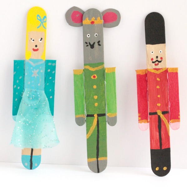 Nutcracker Popsicle Stick Puppets Nutcracker Popsicle Stick Puppets