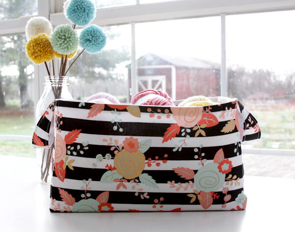 Simple 30 Minute Fabric Baskets Simple 30 Minute Fabric Baskets