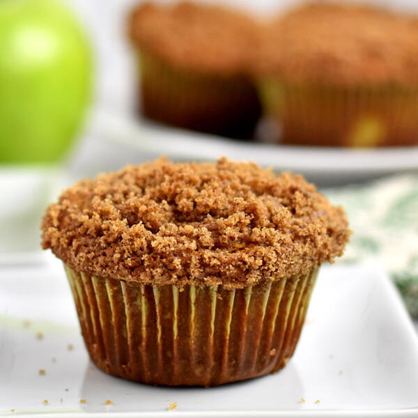 Simple Gluten Free Apple Muffins