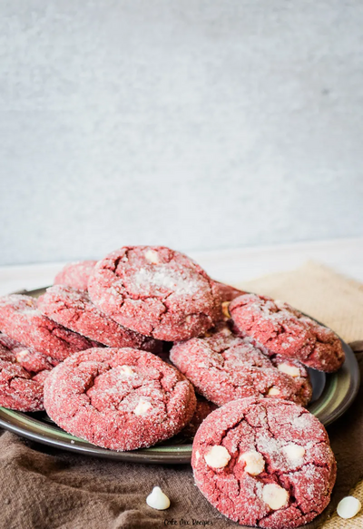 Easy Red Velvet Cake Mix Cookies Easy Red Velvet Cake Mix Cookies