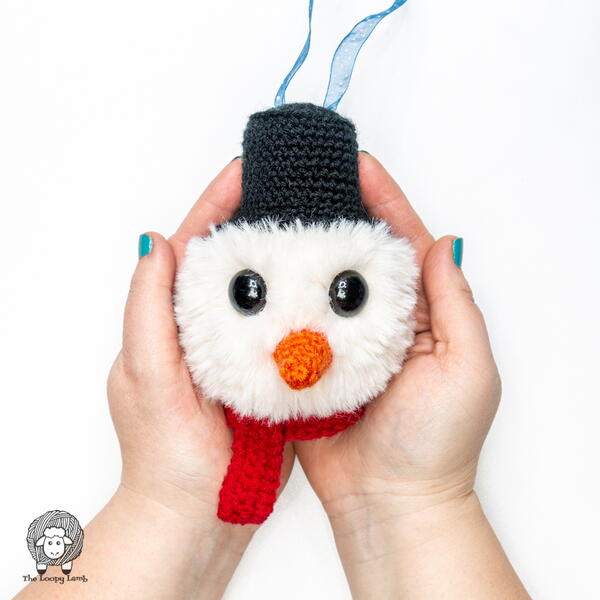 Crochet Snowman Ornament Crochet Snowman Ornament