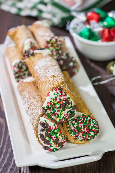 Christmas Cannoli Christmas Cannoli