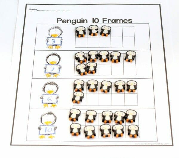 Penguin Counting Worksheet Penguin Counting Worksheet