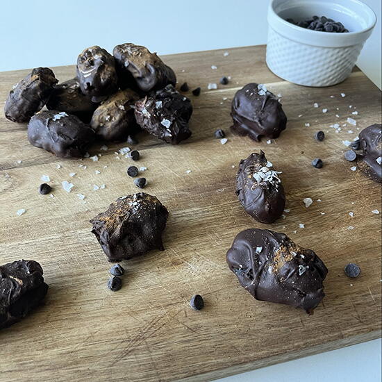 Cinnamon Chocolate Covered Stuffed Dates Cinnamon Chocolate Covered Stuffed Dates