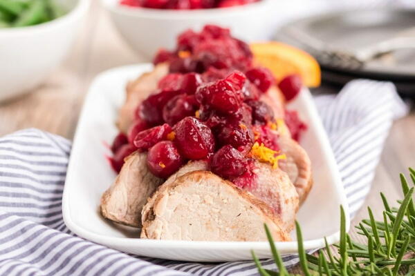 Slow Cooker Cranberry Pork Tenderloin Slow Cooker Cranberry Pork Tenderloin