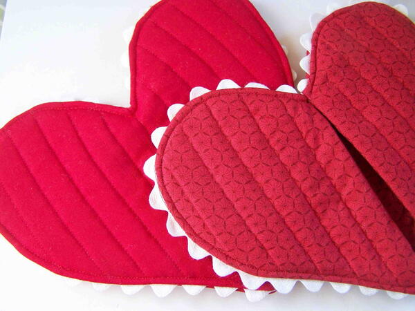 Heart Hot Pad Heart Hot Pad