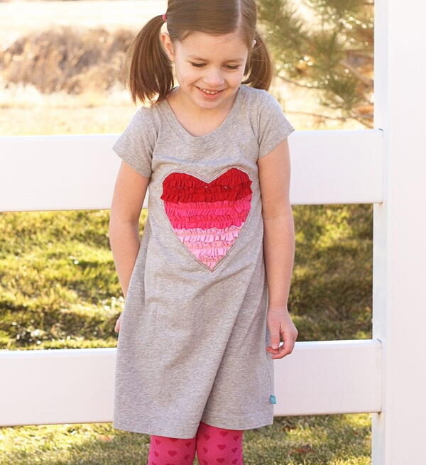 Ruffled Heart Dress Ruffled Heart Dress