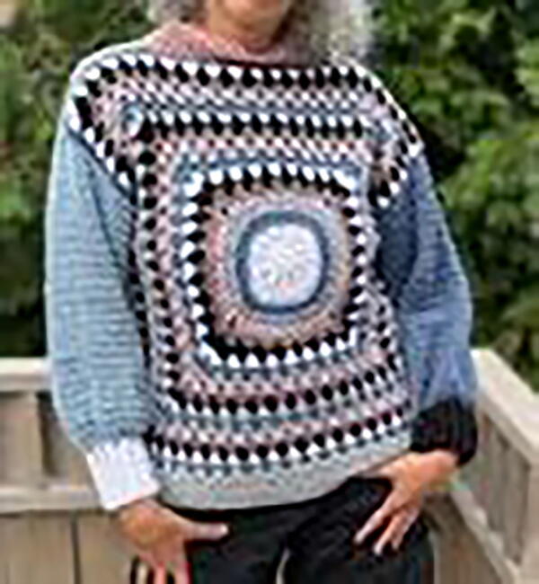 The Sunny Granny Square Sweater The Sunny Granny Square Sweater