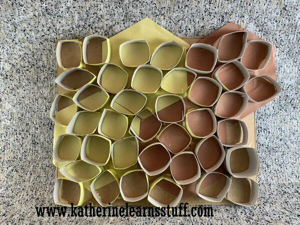 How To Make A Honeycomb With Toilet Paper Roll How To Make A Honeycomb With Toilet Paper Roll