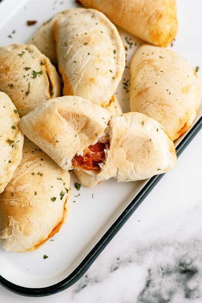 Homemade Pizza Pockets Homemade Pizza Pockets
