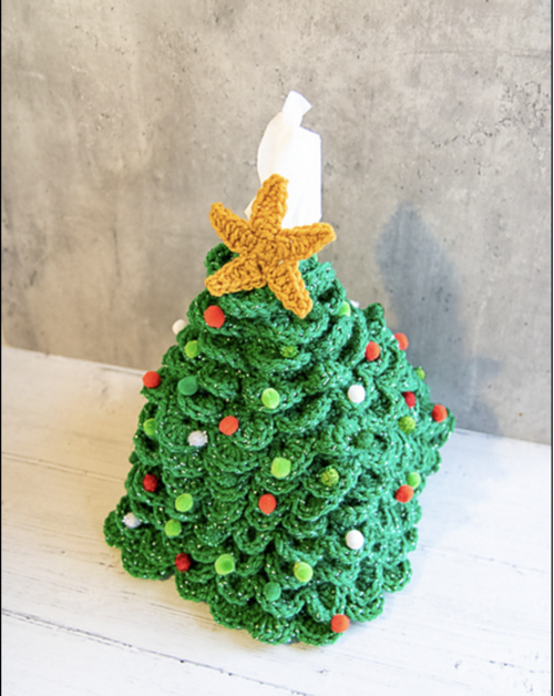 Christmas Tree Tissue Box Cover Christmas Tree Tissue Box Cover