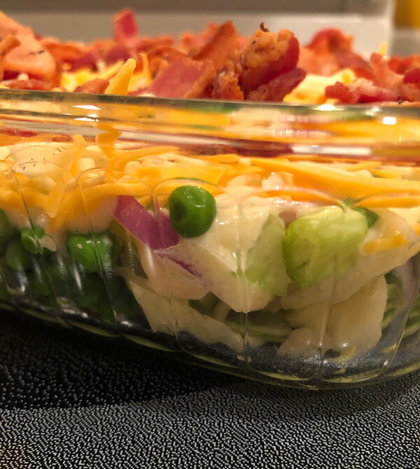 Easy Seven Layer Salad Recipe