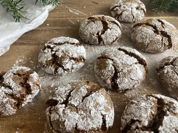 Gluten Free Gingerbread Snowball Cookies Gluten Free Gingerbread Snowball Cookies
