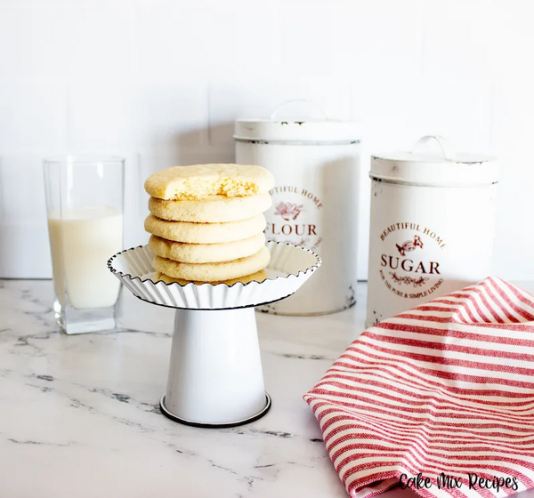 Soft Cake Mix Sugar Cookies