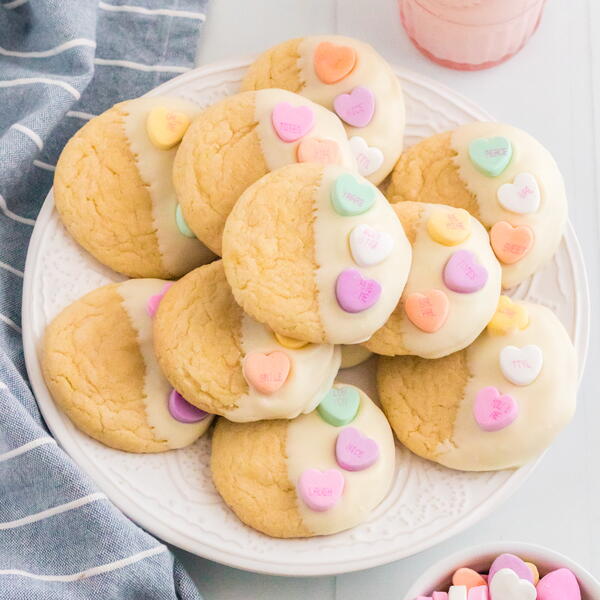 Valentines Day Cake Mix Cookies Valentine's Day Cake Mix Cookies