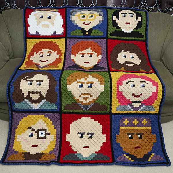 Order Of The Phoenix C2c Crochet Afghan Order Of The Phoenix C2c Crochet Afghan