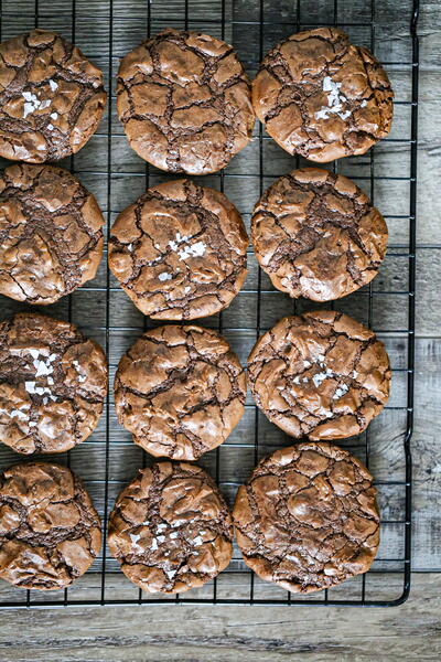 Fudgy Brownie Cookies Fudgy Brownie Cookies