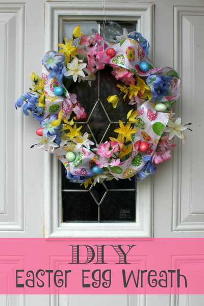 Diy Easter Egg Wreath Diy Easter Egg Wreath