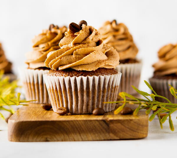 Coffee Cupcakes With Cocoa Buttercream Coffee Cupcakes With Cocoa Buttercream