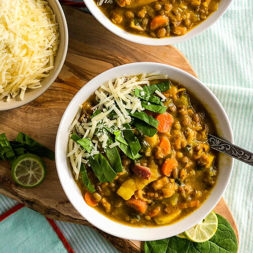 Ham And Lentil Soup Ham And Lentil Soup