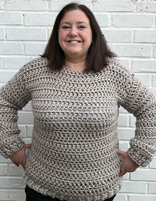 Crochet Chunky Sweater Pattern Quick And Easy Crochet Chunky Sweater Pattern – Quick And Easy