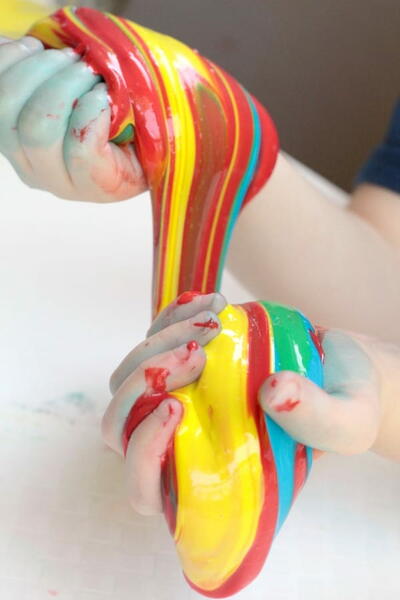 Tie Dye Slime Tie Dye Slime