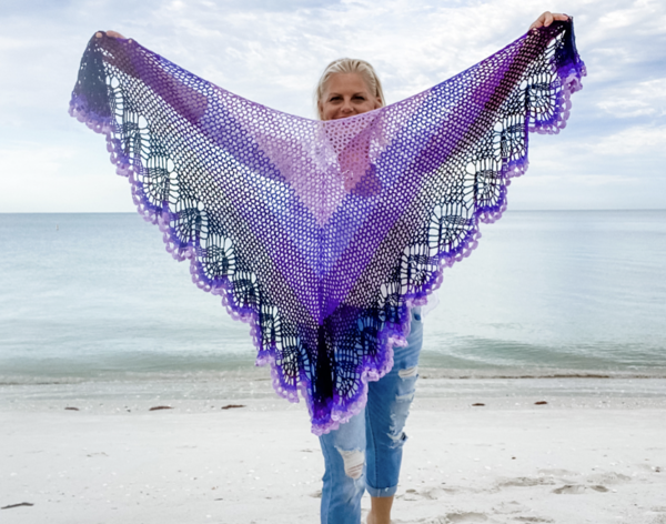 Luxe Hadley Crochet Shawl Luxe Hadley Crochet Shawl