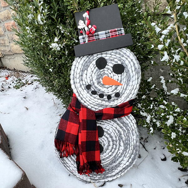 Easy Diy Snowman Wreath Easy Diy Snowman Wreath