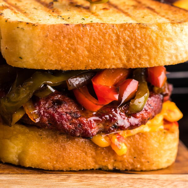 Grilled Pimento Patty Melt Grilled Pimento Patty Melt