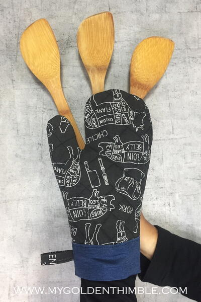 Oven Mitt Free Sewing Pattern Oven Mitt Free Sewing Pattern
