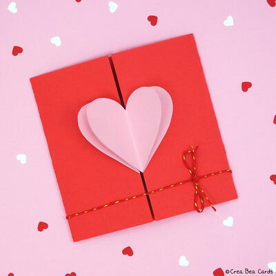 3D Heart Card