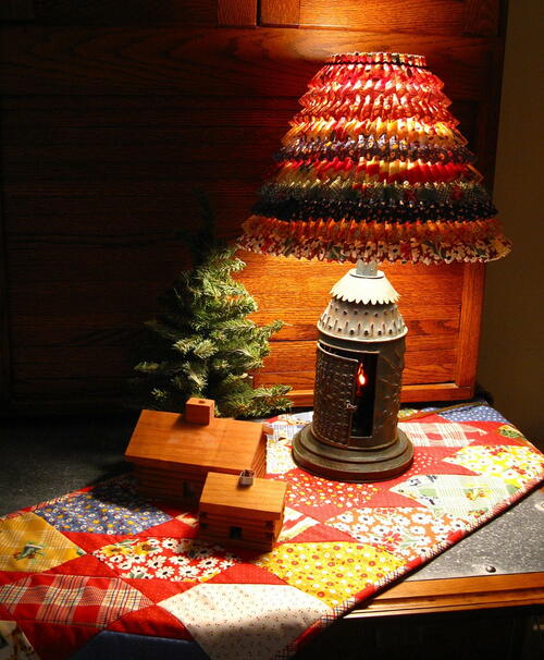 Happy Campground Lampshade Happy Campground Lampshade