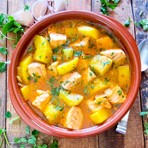 A Simple Hearty Stew To Warm Your Soul Spanish Salmon Potato Stew A Simple & Hearty Stew To Warm Your Soul | Spanish Salmon & Potato Stew