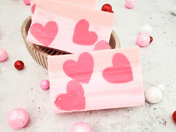Valentines Day Melt And Pour Soap Valentine's Day Melt And Pour Soap